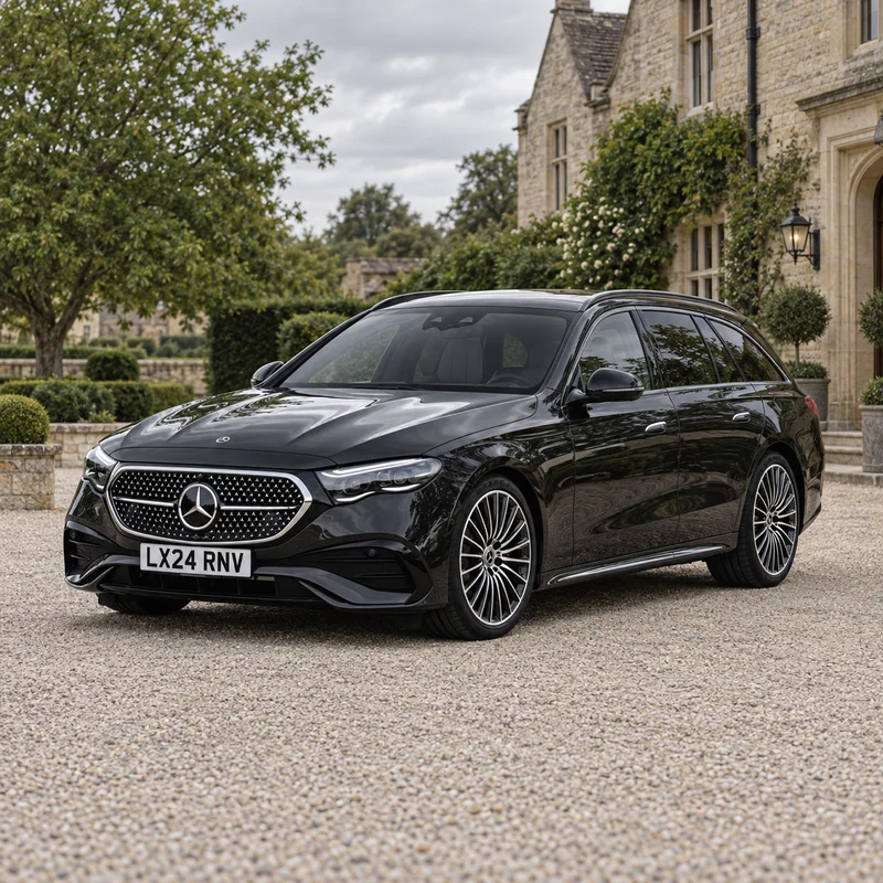 AI-generated photograph of Mercedes E-Class Estate