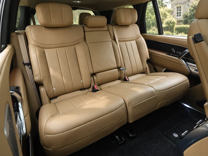 AI-generated photograph of Range Rover — cabin