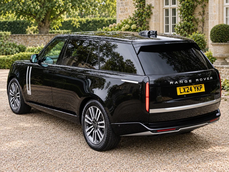 AI-generated photograph of Range Rover — details
