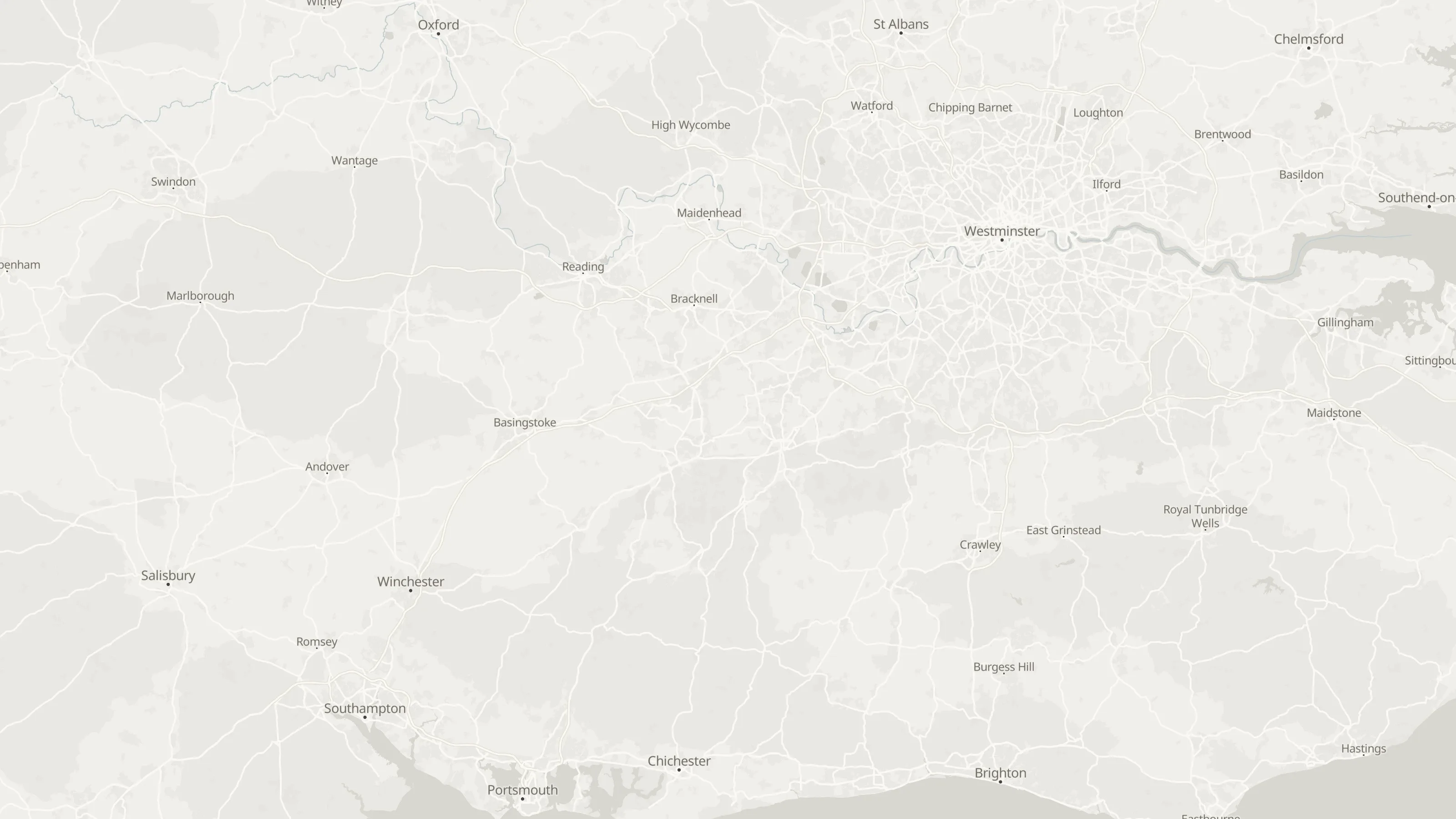 Chauffeur transfer routes from towns into Gatwick