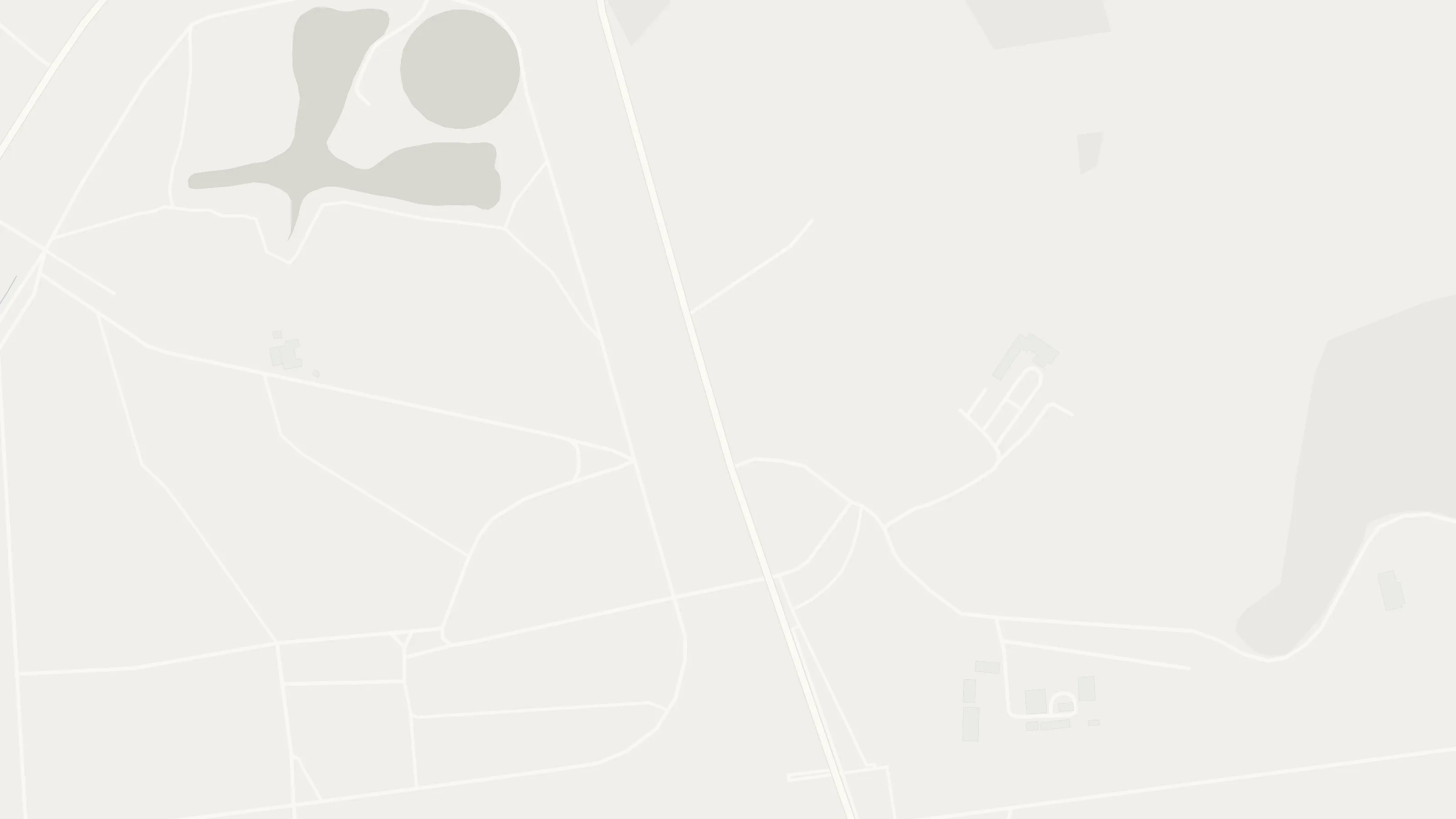 Local approach map locating Royal Ascot Golf Club