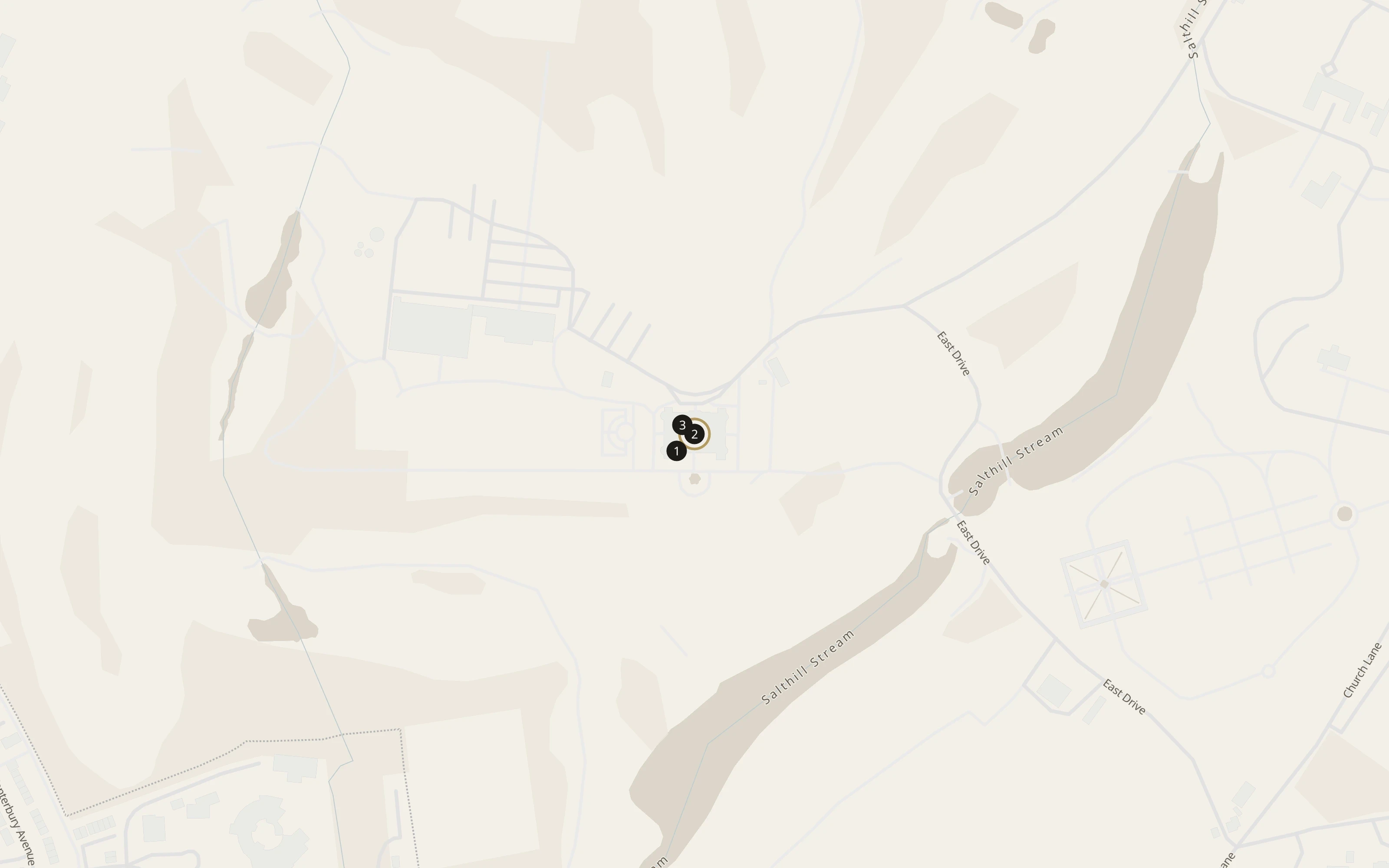 Local approach map for Stoke Park Golf Club