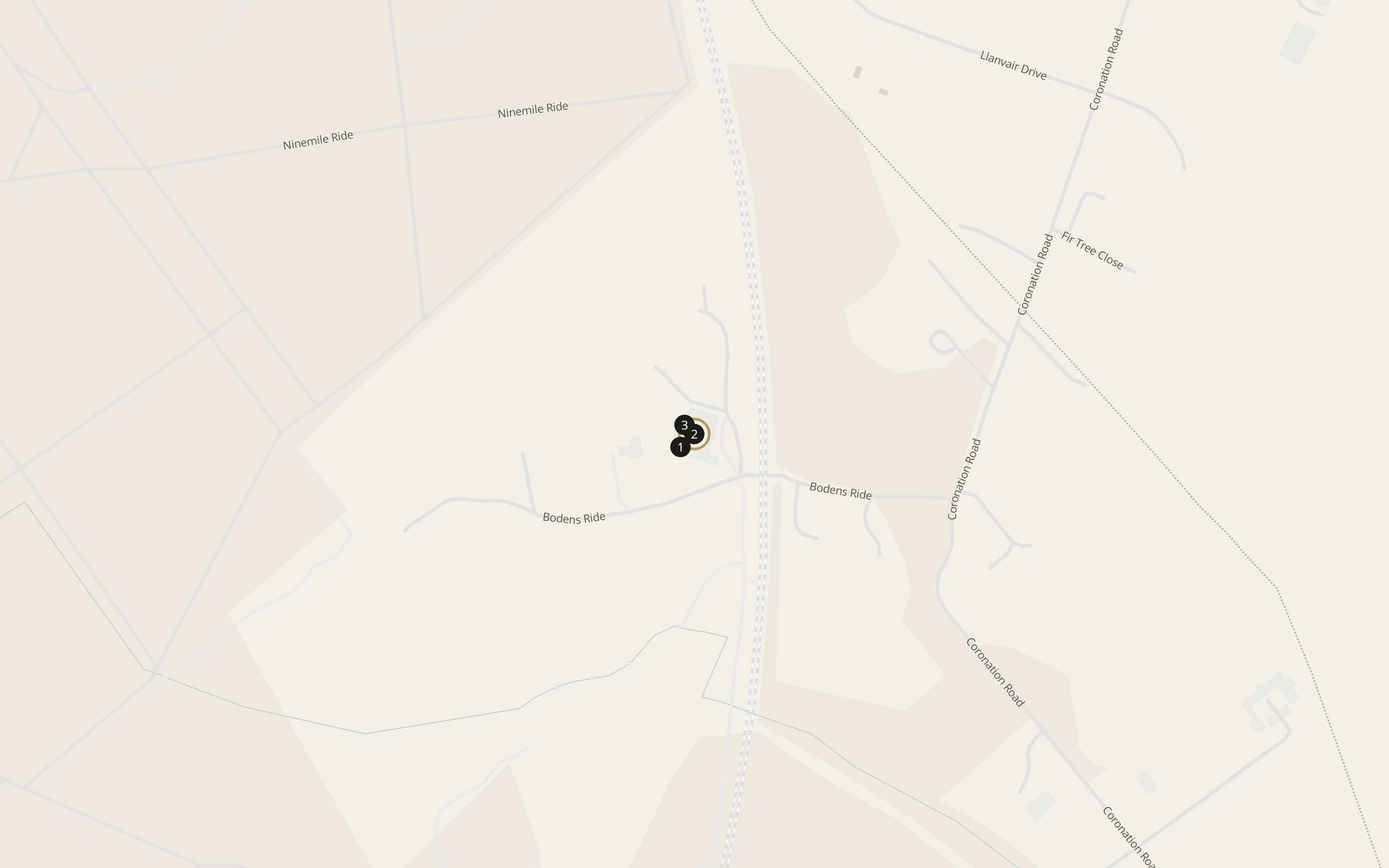 Local approach map for Swinley Forest Golf Club