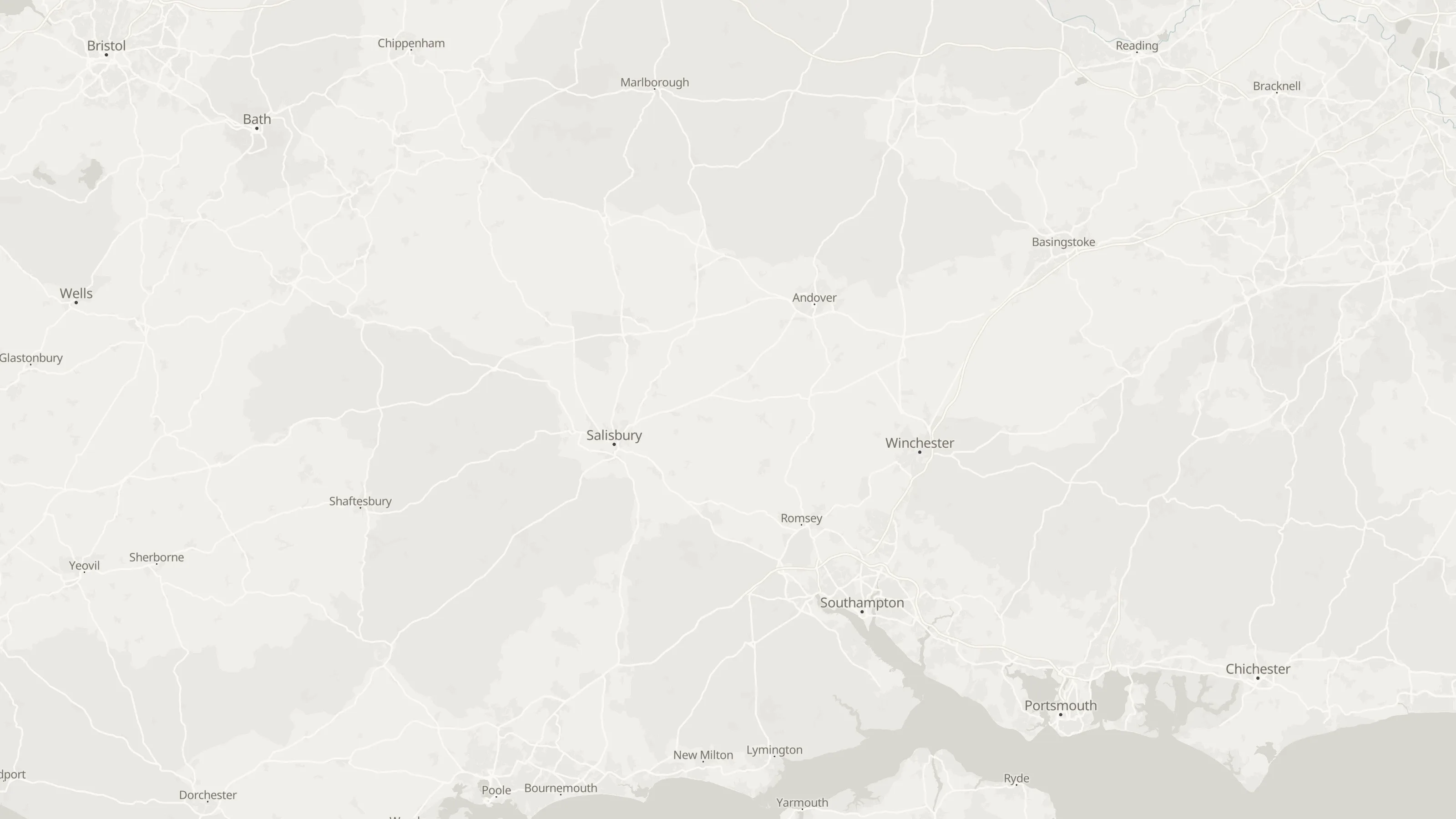 Route map from Wokingham to Southampton City Cruise Terminal · Berth 101 along the planned road route