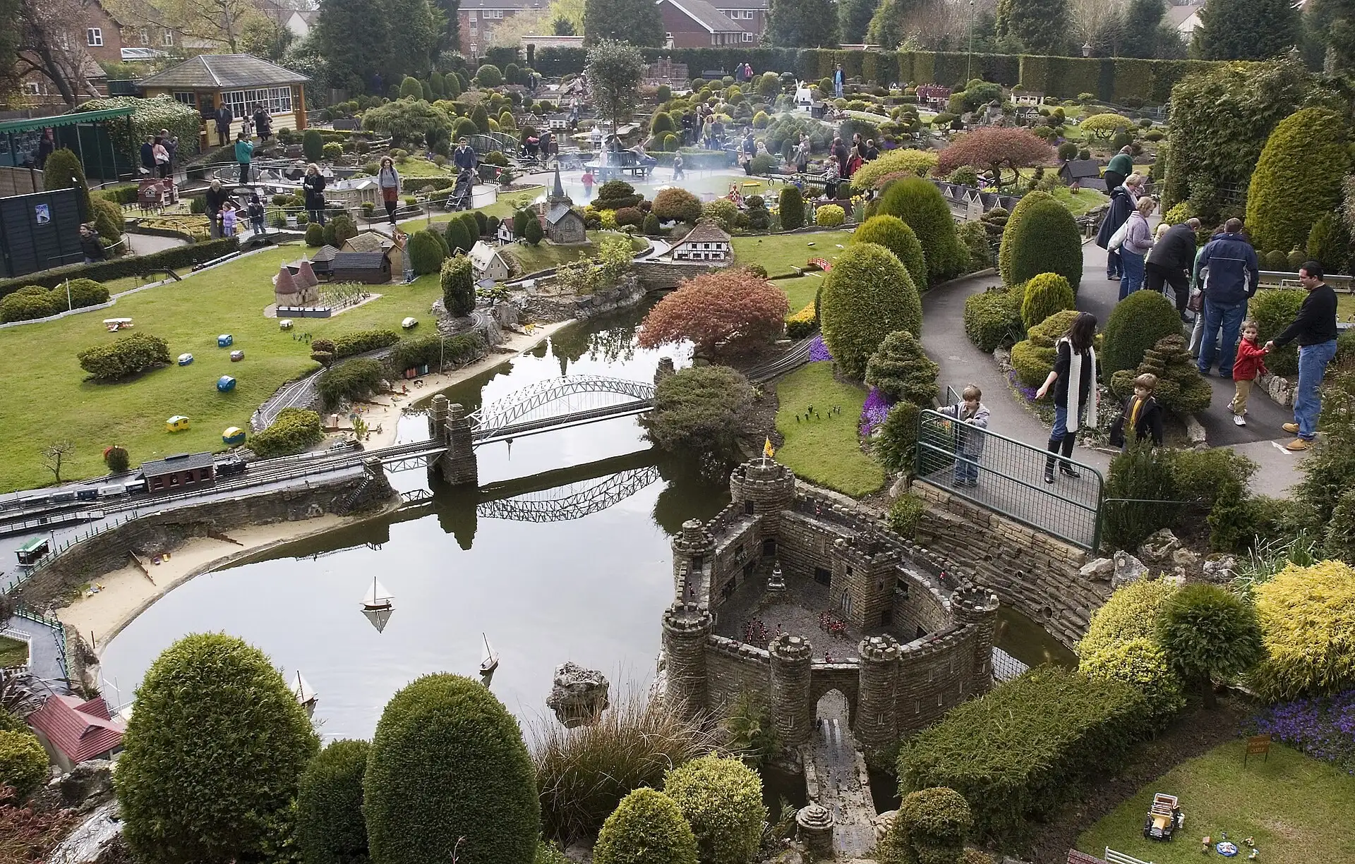 Bekonscot Model Village in Beaconsfield in April 2008