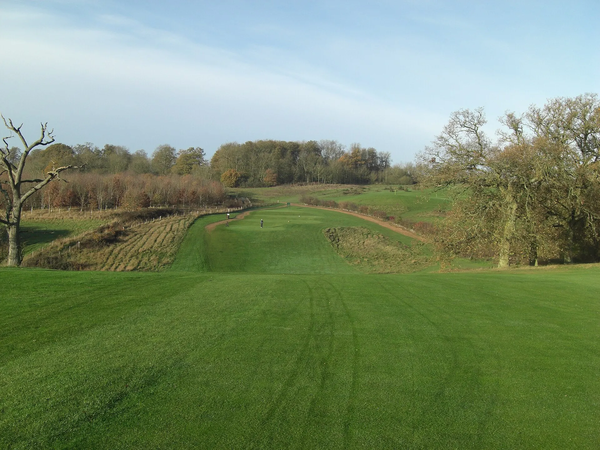 Fairway at the site now home to Reading Golf Club, photographed before the course redesign in December 2011