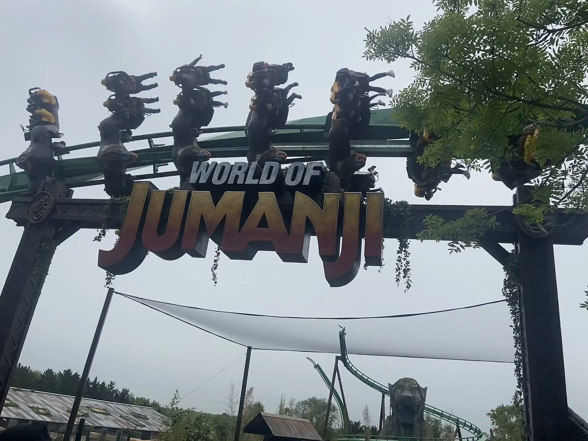 World of Jumanji attraction entrance at Chessington