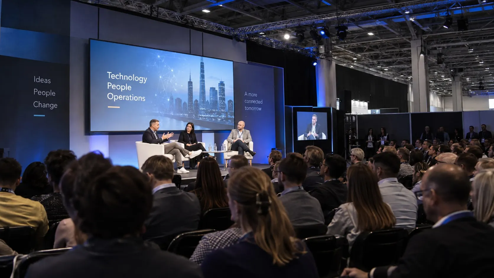 Illustrative digital transformation panel session at Excel London