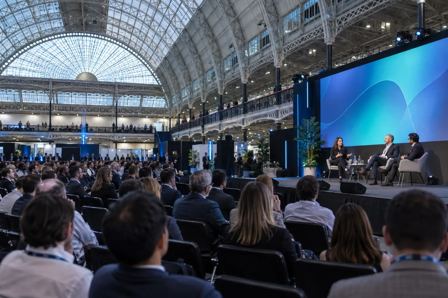 Illustrative cybersecurity summit discussion at Olympia London