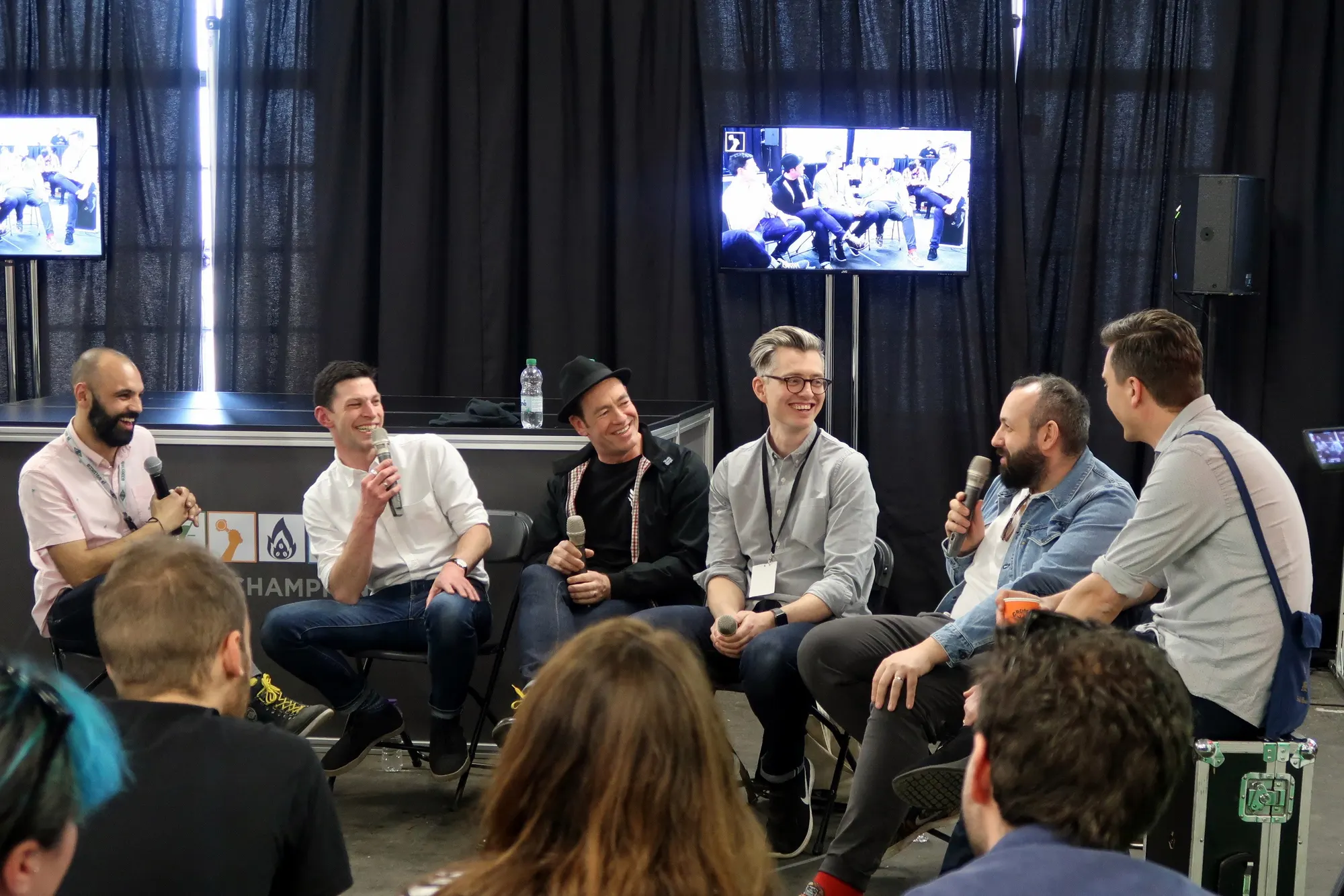 Barista competition discussion at the London Coffee Festival in 2018