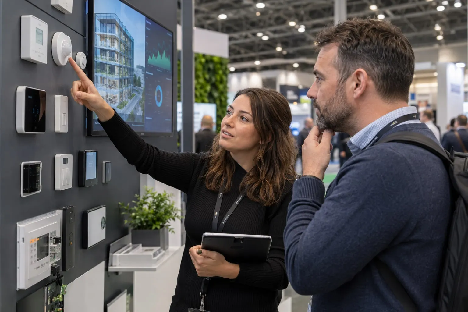 Illustrative building-controls sensor and energy-dashboard demonstration