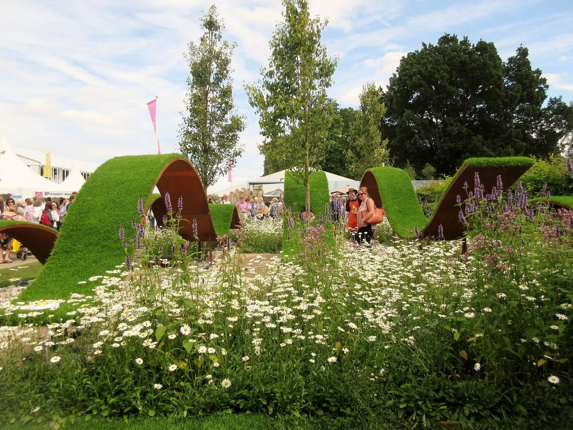 The World Vision Garden at RHS Hampton Court Palace Flower Show in 2016