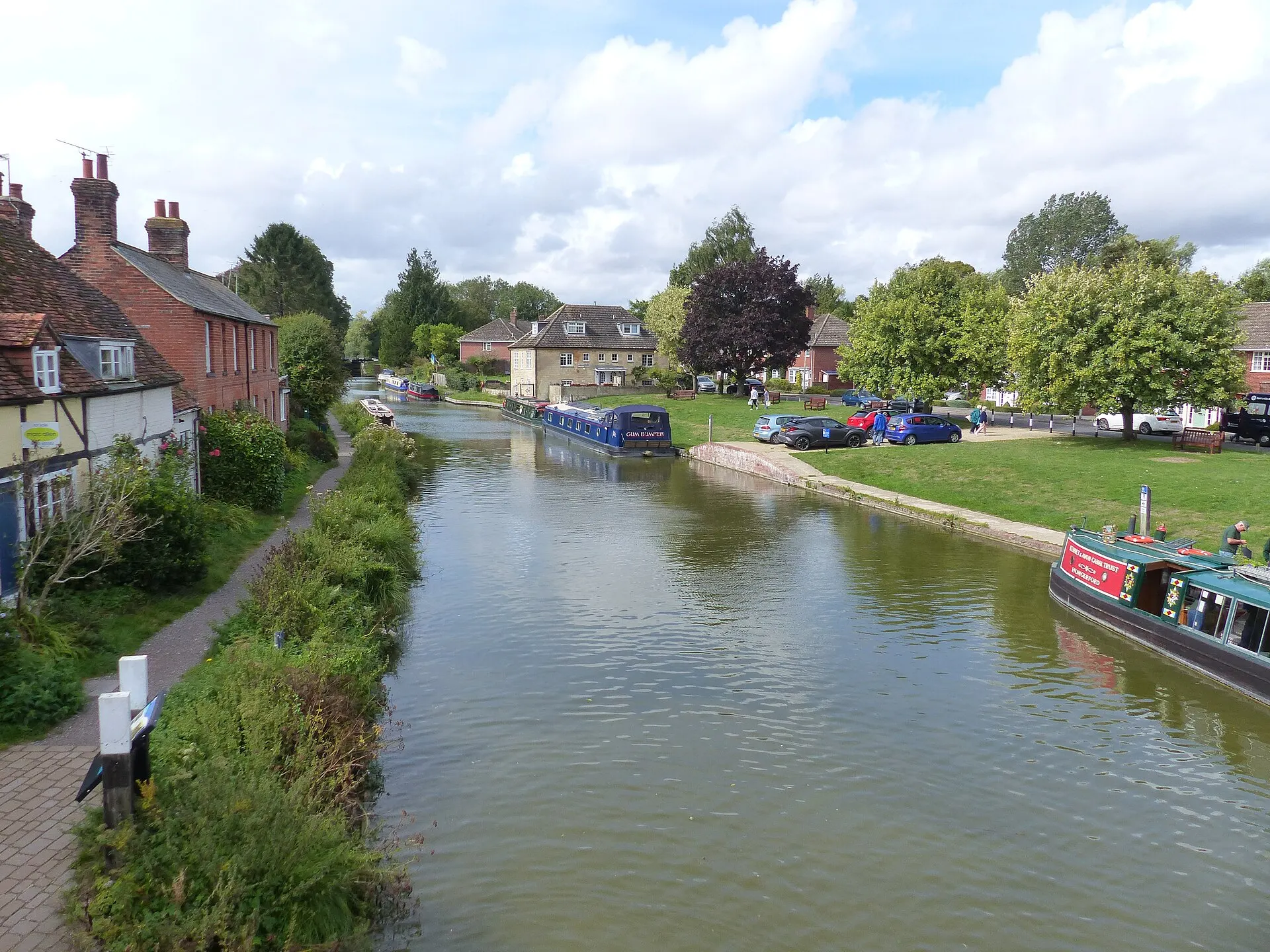 Kennet and Avon Canal at Hungerford in September 2022