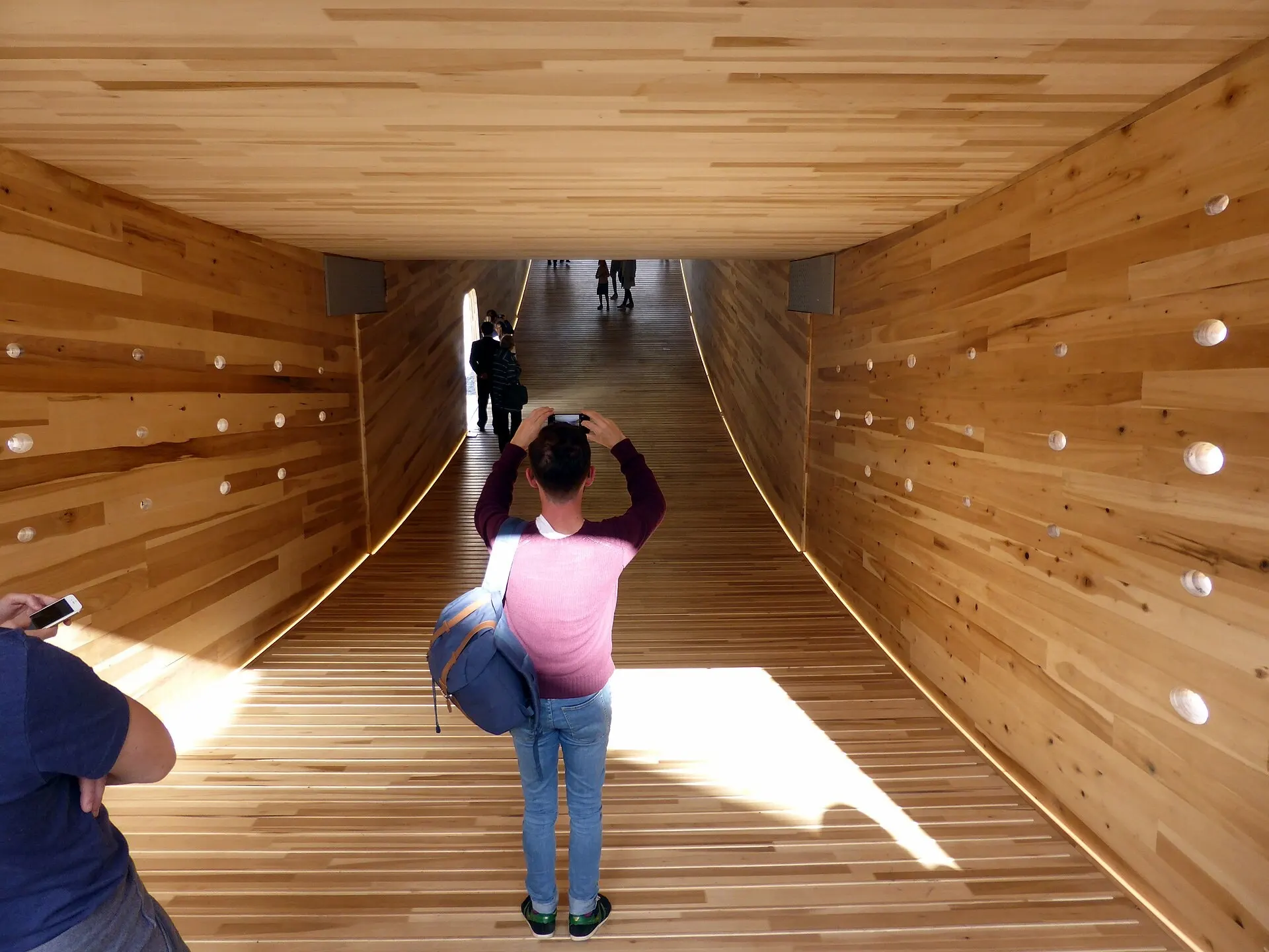 Inside The Smile installation at London Design Festival in 2016