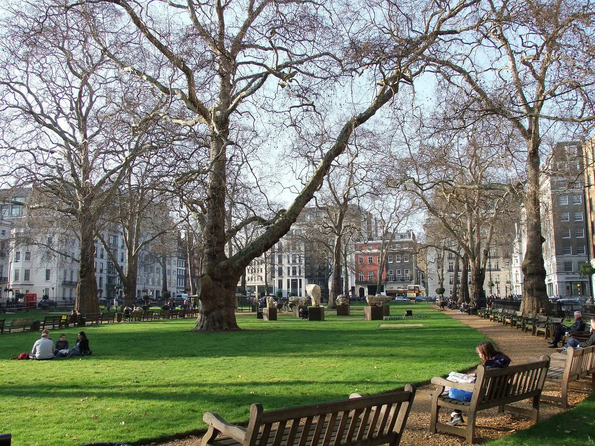 Berkeley Square in Mayfair in 2012