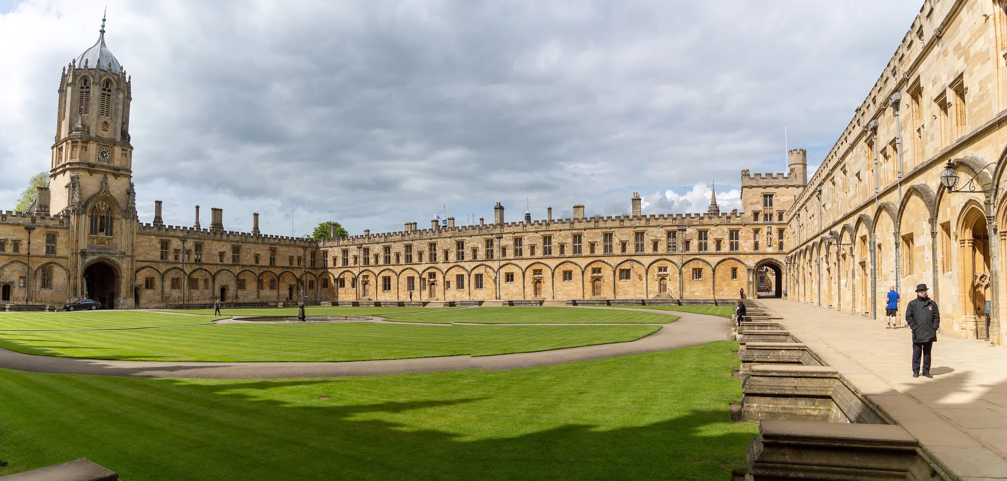 Christ Church Great Quadrangle and Tom Tower in Oxford