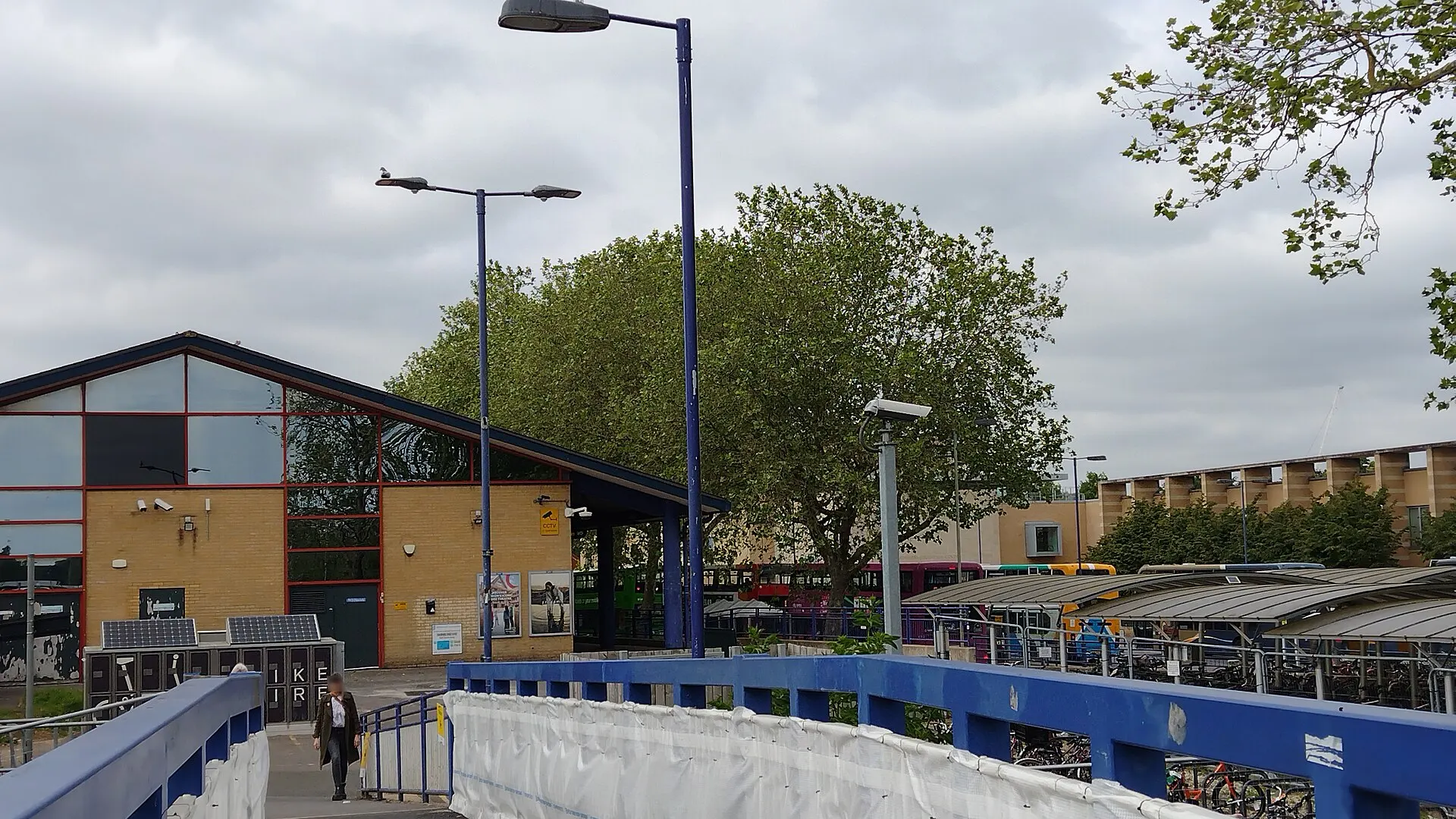 Oxford railway station entrance in May 2023