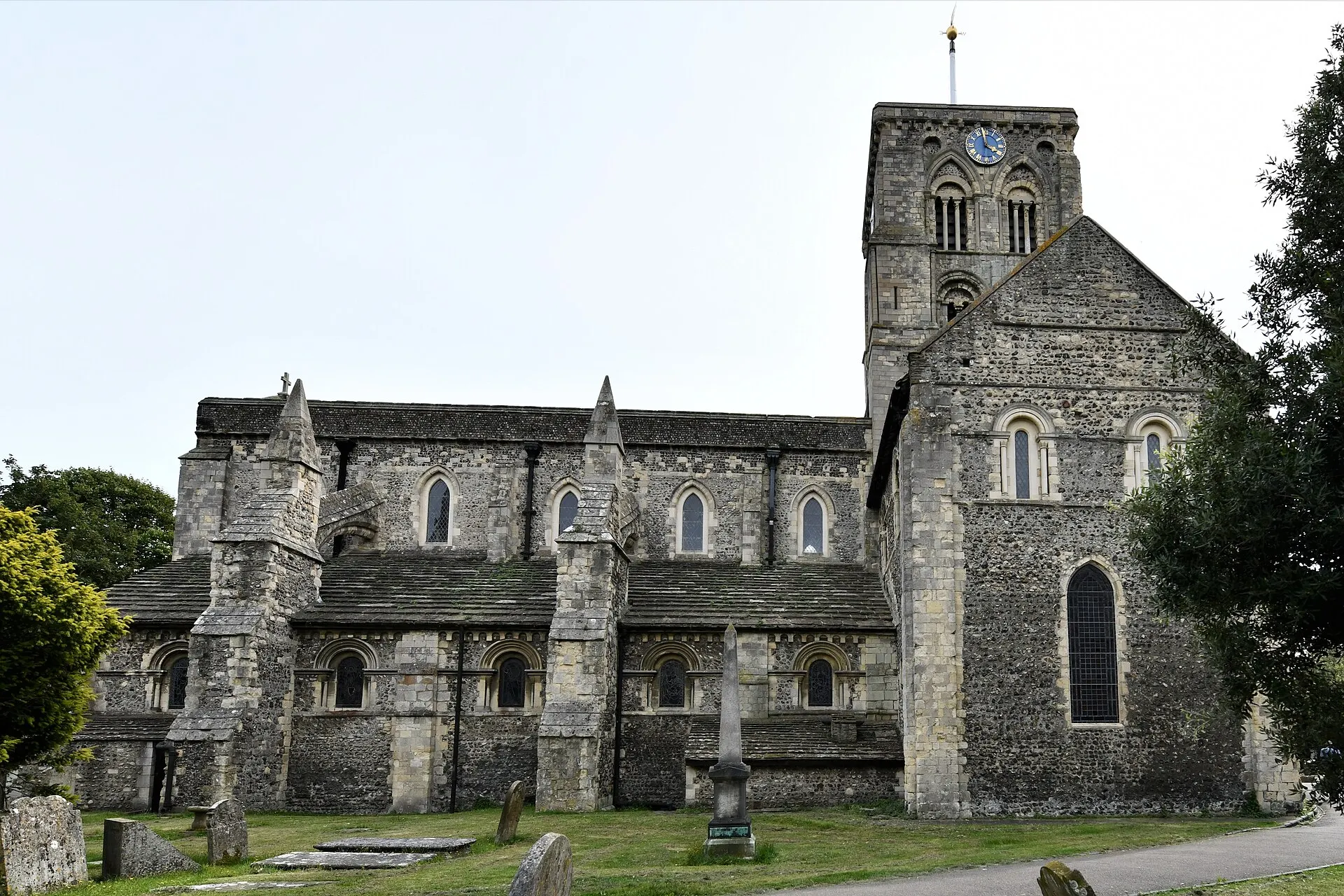 Church of St Mary de Haura in Shoreham-by-Sea in August 2019