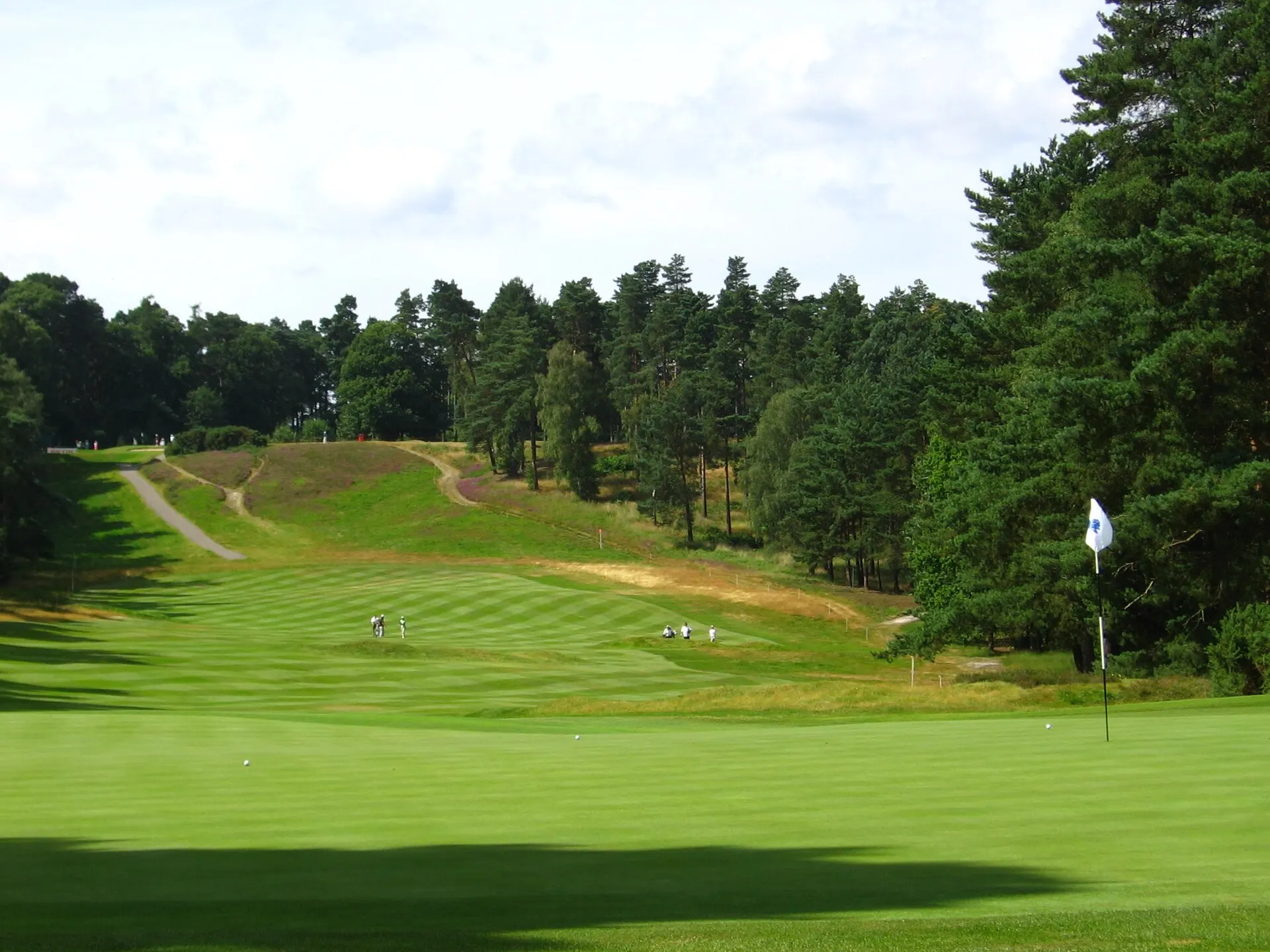 Sunningdale Golf Club tenth fairway seen during the 2008 Women's British Open