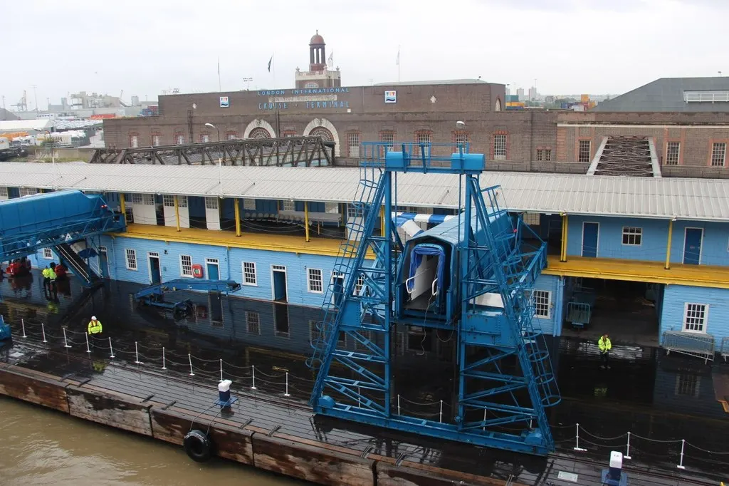 London International Cruise Terminal at Tilbury in July 2015
