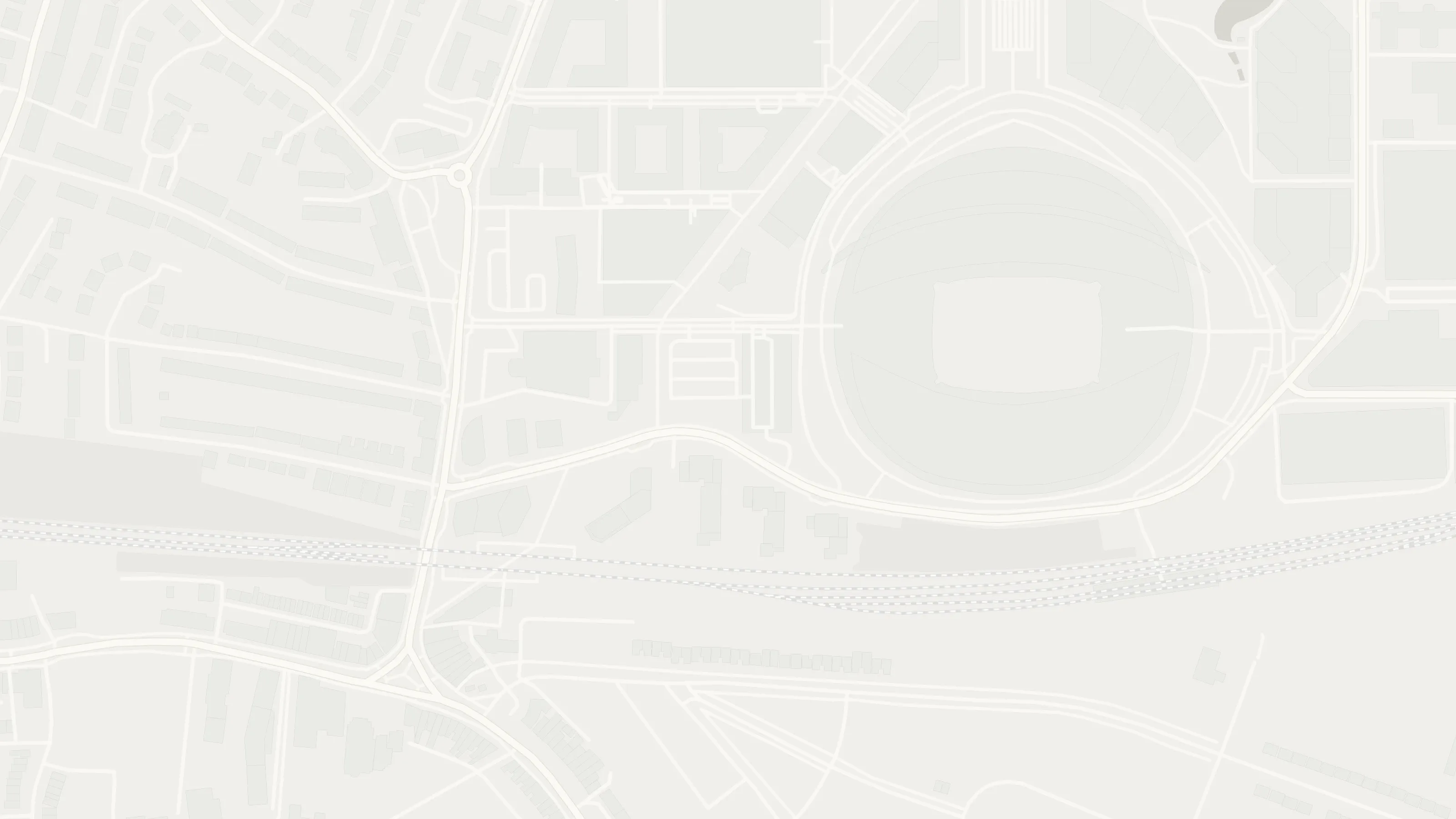 Numbered approach map for Wembley Stadium showing set-down collection and entrance pins
